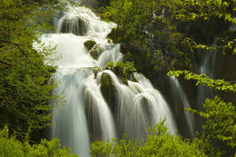 Chorvatsko, národní park Plitvice, jezera a vodopády