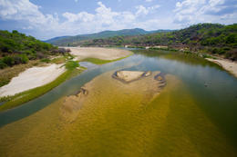 Luangwa bridge, Zambie, Afrika