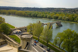 Most St. Bénézet, Avignon, Provence, Francie