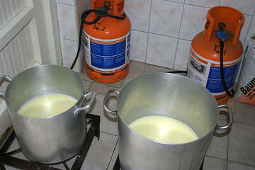 Výroba skuty, ostrov Pag