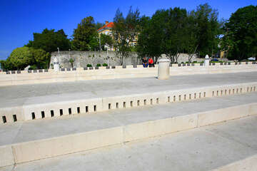 Mořské varhany Zadar, Chorvatsko