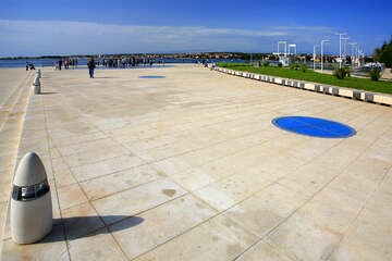 Mořské varhany Zadar, Chorvatsko