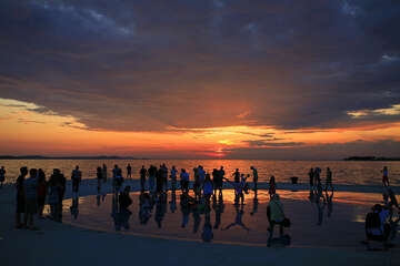 Mořské varhany a pozdrav slunci Zadar, Chorvatsko