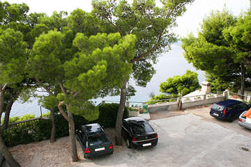 Apartmány Bagarić - parkoviště u domu, Medići, Chorvatsko