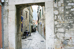 Omiš - staré město, Chorvatsko