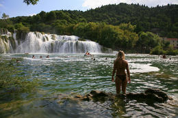 Skradinské vodopády, Chorvatsko