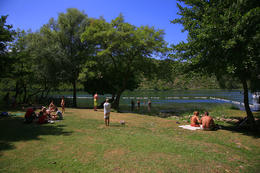 Koupání, Rošský vodopád, Chorvatsko