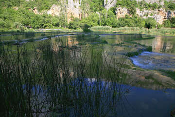 Krka, Rošský vodopád, Chorvatsko