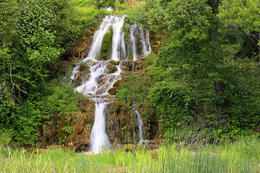 Krka, u Rošského vodopádu, Chorvatsko