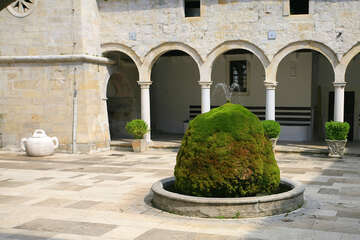 národní park Krka, monastýr Krka, Chorvatsko