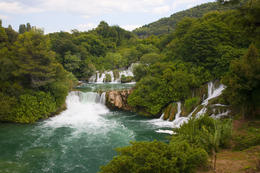 Skradinský vodopád, NP Krka, Chorvatsko