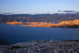 Ostrov Pag, Pažský záliv a Velebit, Chorvatsko