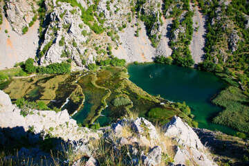 Chorvatsko, řeka Krupa