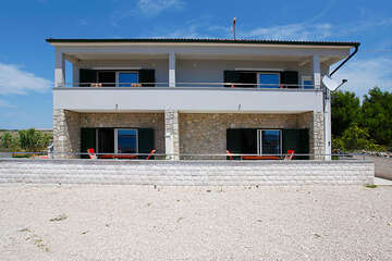 Apartmány Osama, zátoka u Povljany, ostrov Pag, Chorvatsko