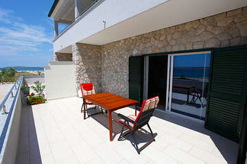 A2 - apartmány Osama, zátoka u Povljany, ostrov Pag, dovolená Chorvatsko