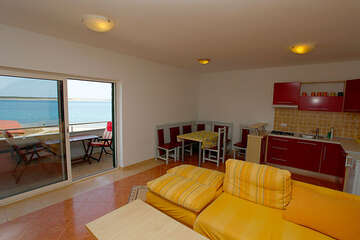 A4 - apartmány Osama, zátoka u Povljany, ostrov Pag, dovolená Chorvatsko