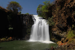 Vodopád poblíž Ampefy, centrální Madagaskar