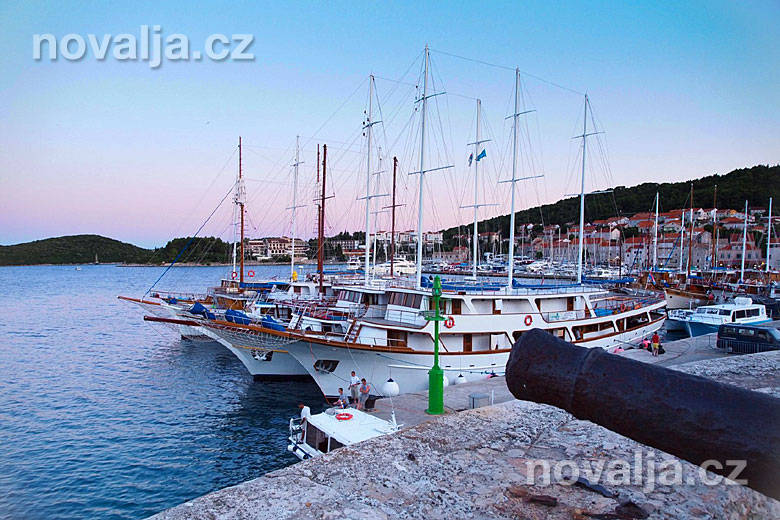 Přístav města Korčula, Chorvatsko