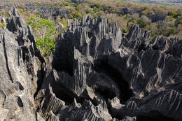 Tsingy de Bemarahas - Grands Tsingy, západní Madagaskar