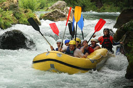 Rafting na řece Cetině