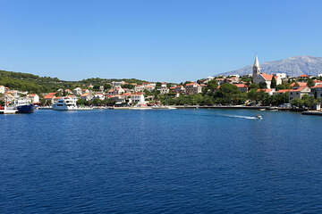 Městečko Pučišća, ostrov Brač, Chorvatsko