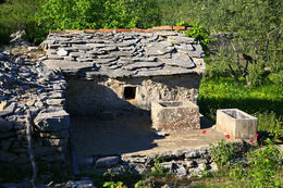 Kamenný domek (Starigradsko polje), ostrov Hvar, Chorvatsko