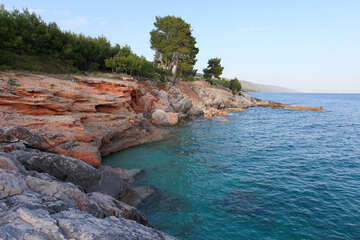 Pláže - Ivan Dolac, ostrov Hvar, Chorvatsko