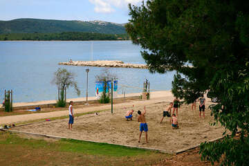 Sv. Filip i Jakov, volejbal na pláži, Chorvatsko
