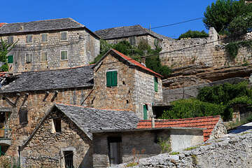 Stylová restaurace v letovisku Dol na ostrově Brač