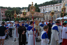 Procesí, město Hvar, ostrov Hvar, Chorvatsko