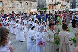 Procesí, město Hvar, ostrov Hvar, Chorvatsko