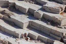 Kamenolom Veselje, Pučišća, ostrov Brač, Chorvatsko