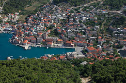 Městečko Pučišća, ostrov Brač, Chorvatsko