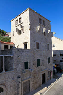 Městečko Pučišća, ostrov Brač, Chorvatsko