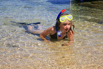 Písčitooblázková pláž Čista plaža, ostrov Pag, Chorvatsko