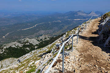 Chráněná oblast Biokovo, vrchol Sv. Jure, Chorvatsko