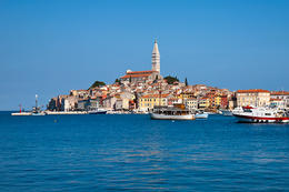 Rovinj - pohled na staré město, Istrie, Chorvatsko