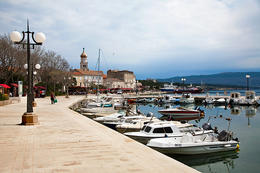 Město Krk, ostrov Krk, Chorvatsko