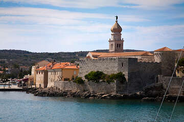 Město Krk, ostrov Krk, Chorvatsko