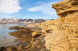 Rab - Lopar - geologický park, ostrov Rab, Chorvatsko