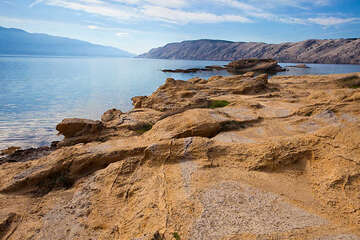 Rab - Lopar - geologický park, ostrov Rab, Chorvatsko