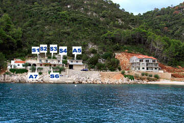 Apartmány Žana, severní zátoka ostrova Hvar, Chorvatsko