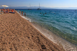 Zlatni rat, Bol, ostrov Brač, Chorvatsko