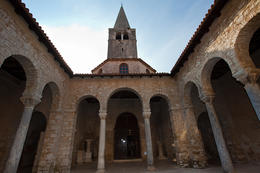 Eufraziova bazilika - památka UNESCO, Poreč, Istrie, Chorvatsko