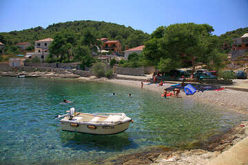 Apartmány Sidrana - pláž 400 m od domu, Stomorska, ostrov Šolta, Chorvatsko