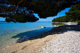 Pláž Velika Duba - 1 km od Živogoće-Mala Duba, Chorvatsko