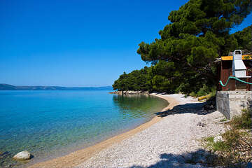 Pláž Velika Duba - 1 km od Živogoće-Mala Duba, Chorvatsko