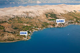 Apartmány Ljubo, Metajna, ostrov Pag, Chorvatsko