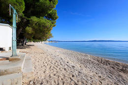 Pláže Tučepi, Makarská riviéra, Chorvatsko