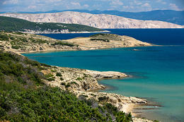 Apartmány Stolac - FKK písečná pláž Stolac, Lopar, ostrov Rab, Chorvatsko